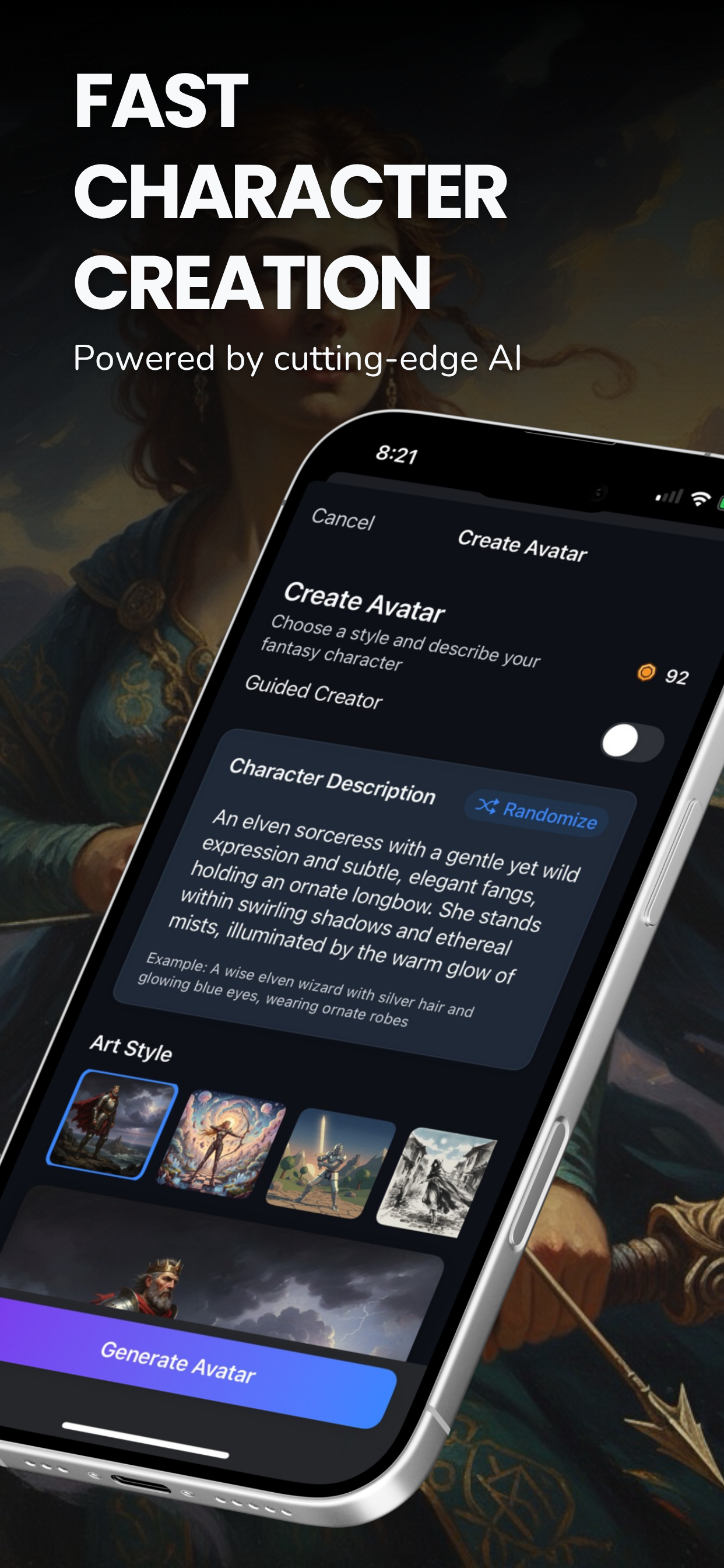 Screenshot for AvatarForge AI