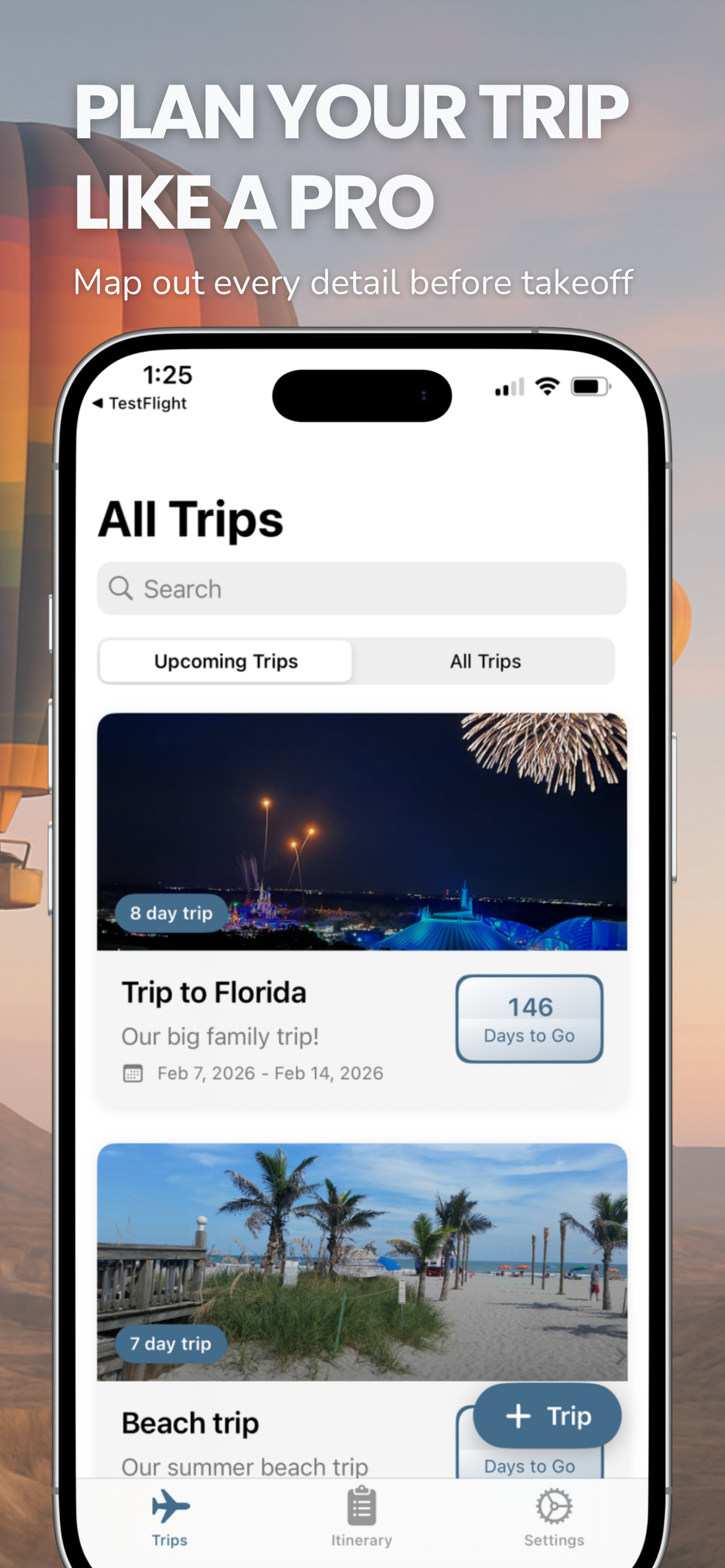 Screenshot for Pocket Trip Planner