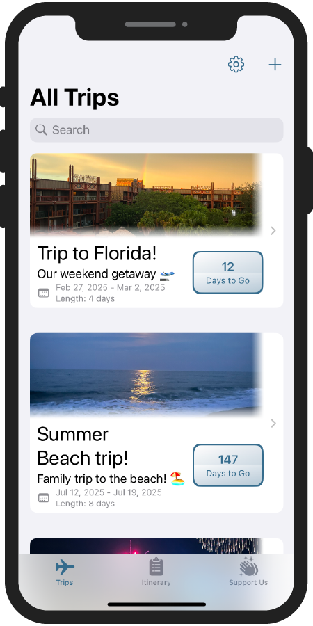 Screenshot for Pocket Trip Planner