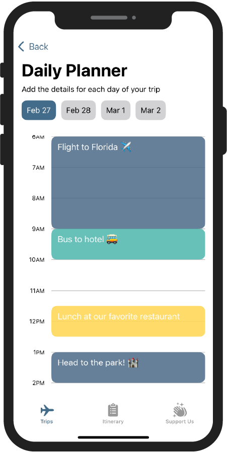Screenshot for Pocket Trip Planner